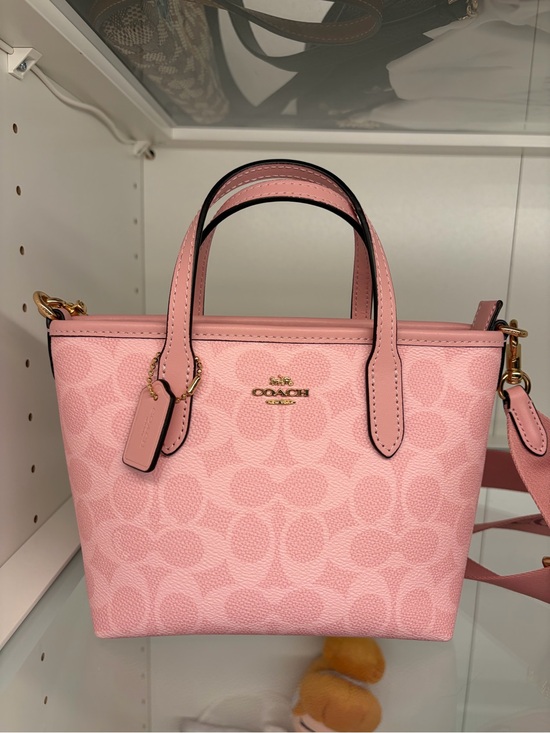 Coach Handbags - Coach Mini City Tote in Powder Pink w/Crossbody Strap